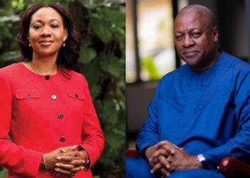 John Mahama and Jean Mensa
