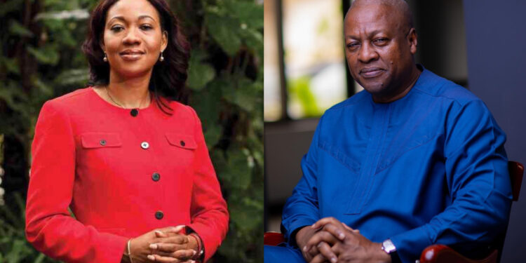 John Mahama and Jean Mensa