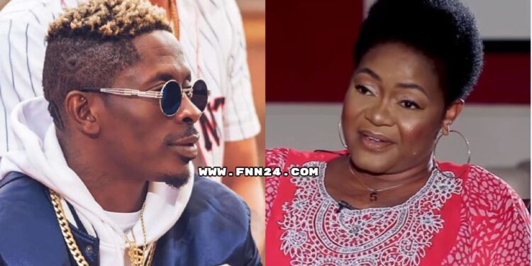 Shatta Wale and Christiana Awuni