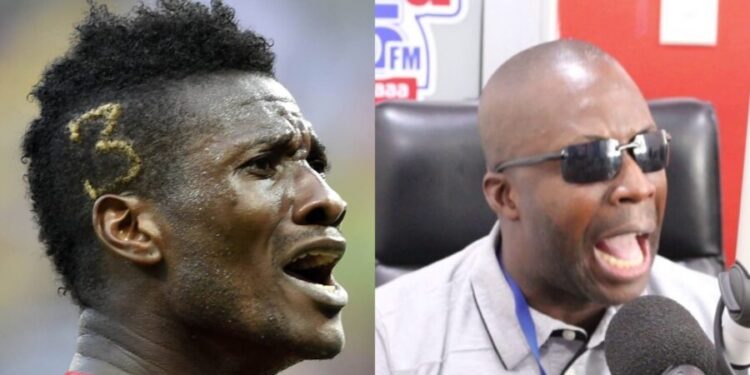 Asamoah Gyan and Kumchacha