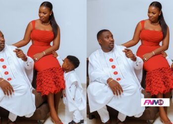 John Dumelo's Son in dreadlocks