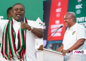 Koku Anyidoho and John Mahama