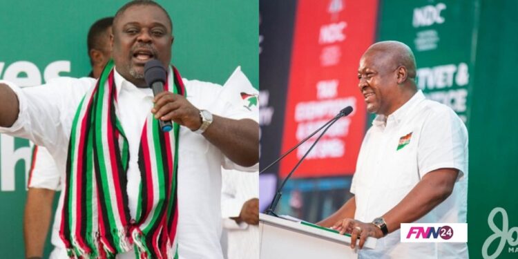 Koku Anyidoho and John Mahama