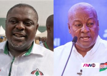 Koku Anyidoho and John Mahama