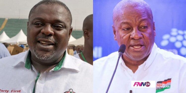 Koku Anyidoho and John Mahama
