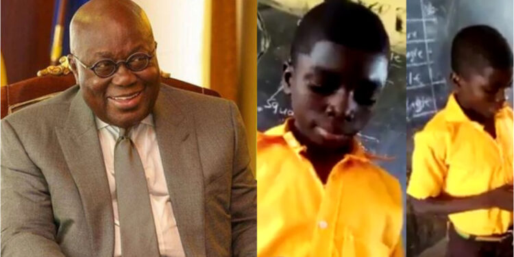 Akufo-Addo and JHS boy