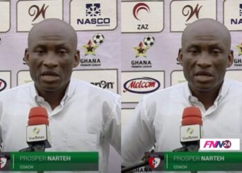 WAFA Coach, Dr. Prosper Narteh Ogum