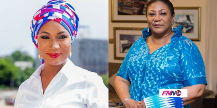 Rebecca Akufo-Addo and Samira Bawumia