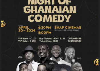 Ghana Comedy Awards 2024 Happening On April 20th