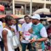 NDC’s Volta Regional Youth Organizer hits HO Market With Mahama’s 24-hour Economy Campaign – PHOTOS