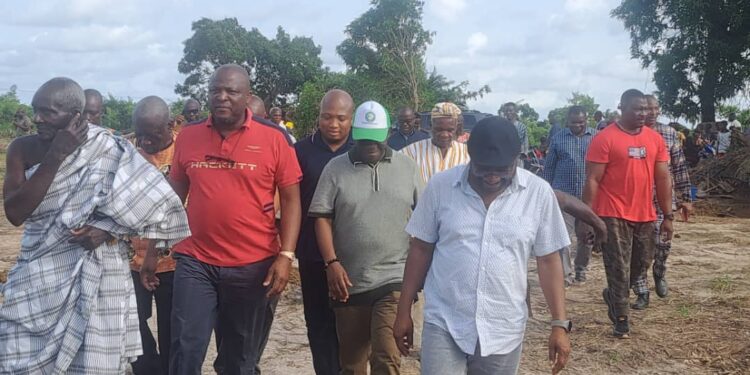 Hon. Kobena Woyome hosts Ibrahim Mahama as they launch VOLTA FARMS – PHOTOS