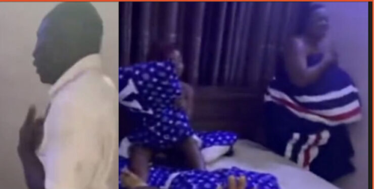 Man catches Landlord banging his wife and daughter together