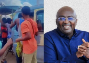 VIDEO: Man receives be@tings of his life after declaring he will vote for Dr. Bawumia