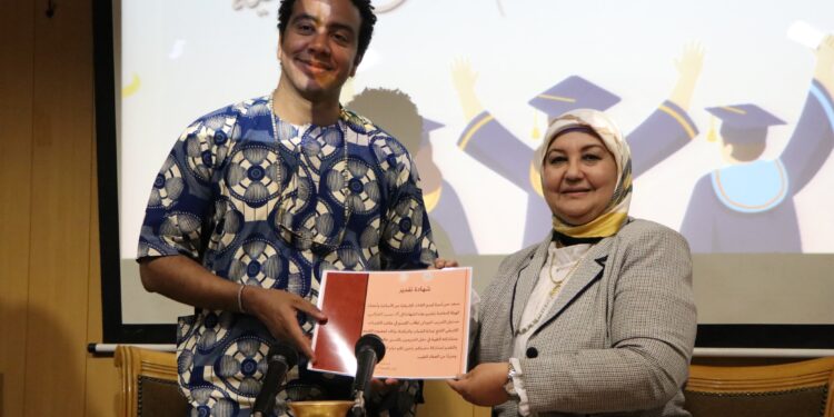 Ain Shams University honors Ghazaly on Graduation Day – PHOTOS
