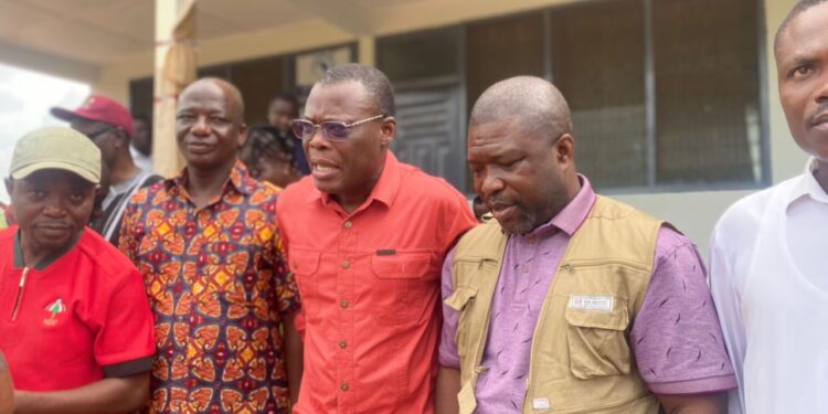 NDC General Secretary Tours Volta Limited Voter Registration Centers on Final Day