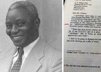 Betrayal letter of J.B Danquah sabotaging Kwame Nkrumah hit social media