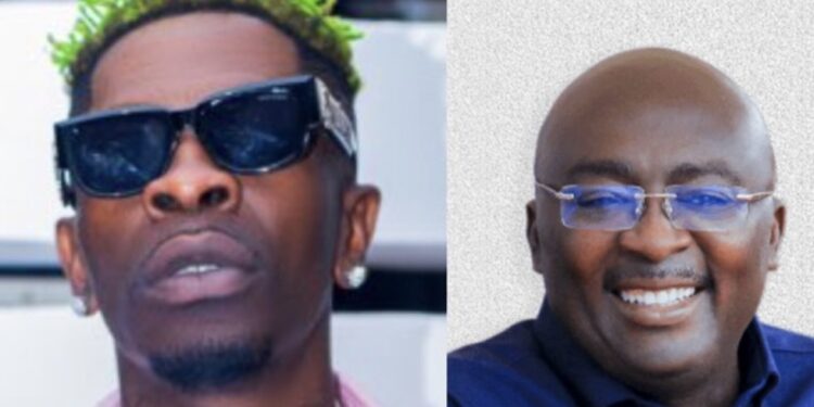 Dr. Bawumia struggles to give concrete answer to Shatta Wale’s question during creative art meeting – VIDEO