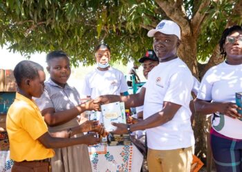 PHOTOS: Career Compass GH Foundation Donates Educational Materials To Wuxor,Have and Sremanu Electoral Areas