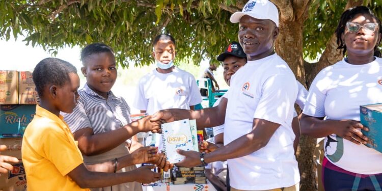 PHOTOS: Career Compass GH Foundation Donates Educational Materials To Wuxor,Have and Sremanu Electoral Areas