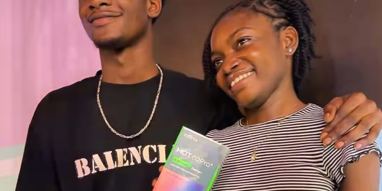 VIDEO: UPSA Student Wins Brand New Infinix Hot 60 Series During The Launch