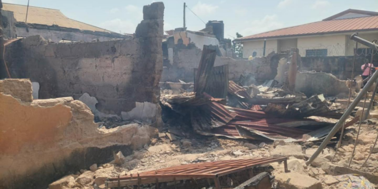 Six Killed In Midnight Fire That Razed Seven-Bedroom Home At Abuakwa Manhyia
