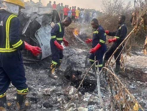 Firefighters Rescue 26 After Multi-Vehicle Crash Near Kintampo Waterfalls