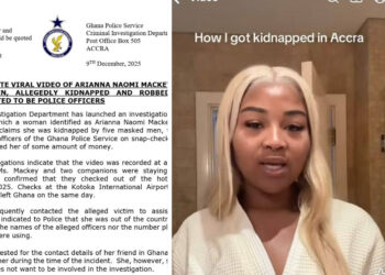 Woman blocks Police number assisting to investigate alleged kidnap allegation during her visit to Ghana