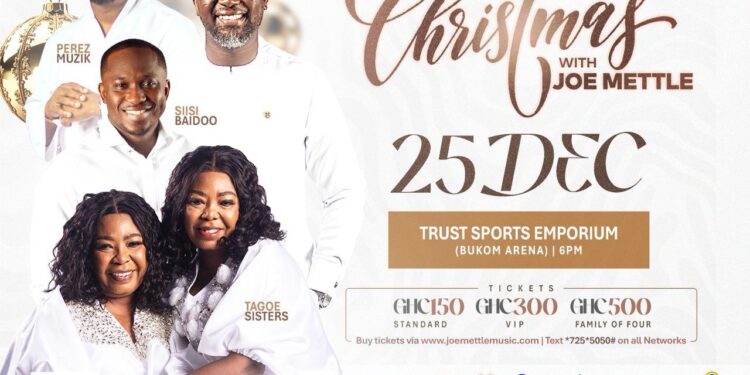 All Roads Lead to Bukom Arena for Christmas With Joe Mettle